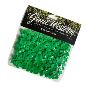 Cekiny zielone 14g