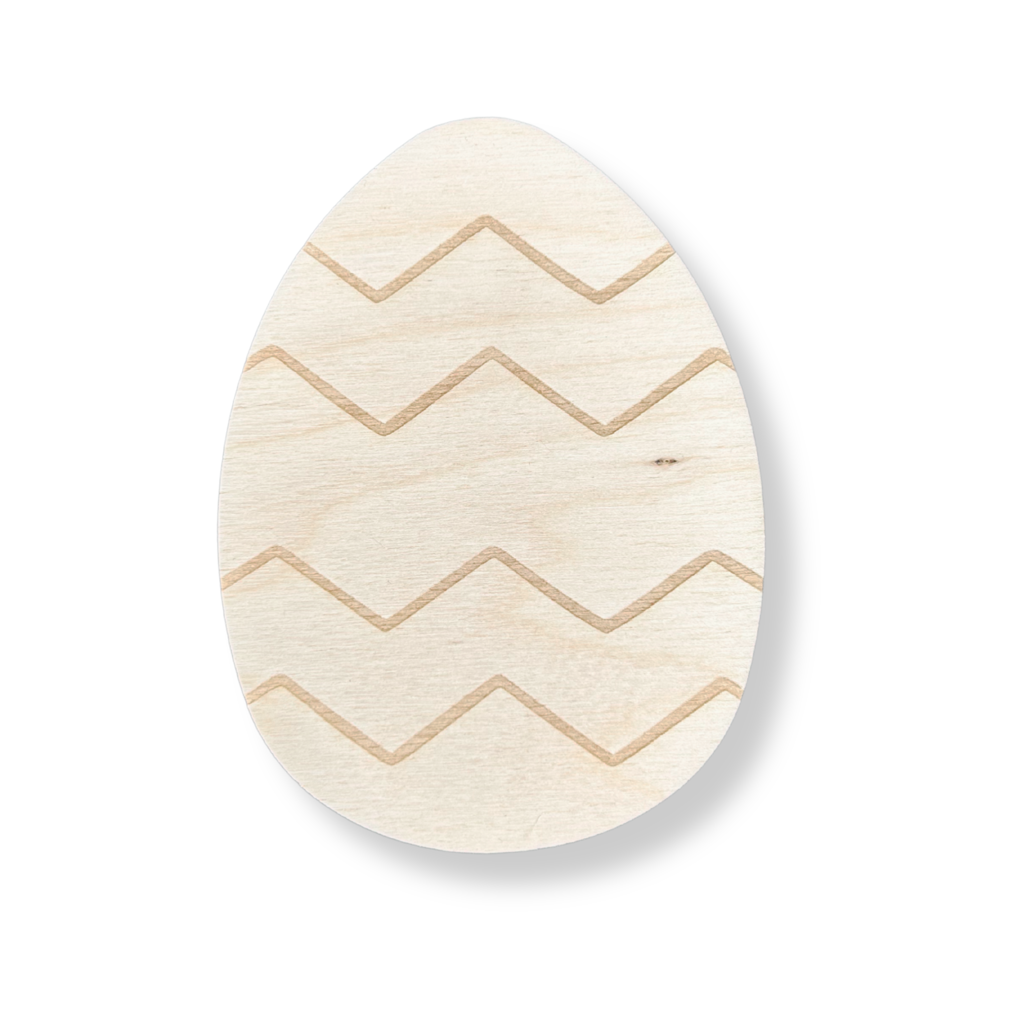 Drewniane jajko pisanka ZYGZAK 10 cm 1 Zakręcone Sznurki Drewniane jajko pisanka ZYGZAK 10 cm