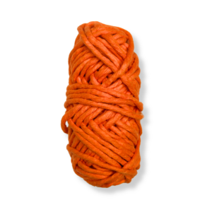 Sznurek bawełniany skręcany pomarańczowy 3mm 20m