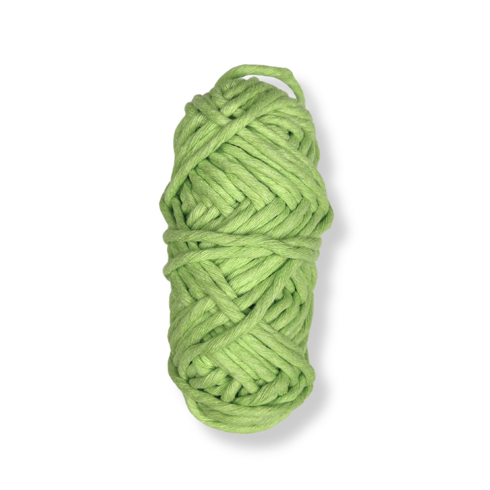 Sznurek bawełniany skręcany limonka 3mm 20m 1 Zakręcone Sznurki Sznurek bawełniany skręcany limonka 3mm 20m