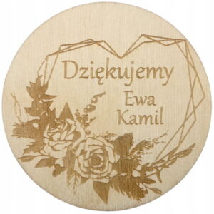 Podziękowanie MAGNES dla gości serce z różami