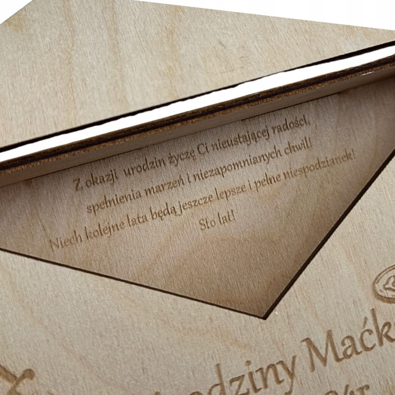 Personalizowane pudełko koperta ZASTRZYK GOTÓWKI 5 Zakręcone Sznurki Personalizowane pudełko koperta ZASTRZYK GOTÓWKI