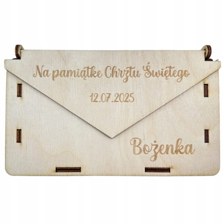 Personalizowana koperta prezentowa na dowolną okazję 1 Zakręcone Sznurki Personalizowana koperta prezentowa na dowolną okazję
