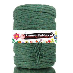 7a67f5612c32b04b2069094435032161 Sznurek bawełniany skręcany ZIELONY 10m 5mm