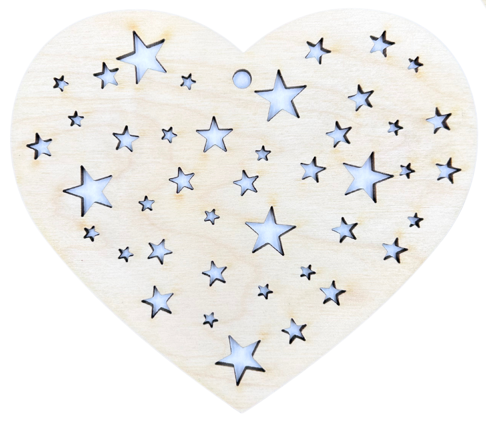 Drewniane serce serduszko zawieszka ze sklejki decoupage dekor 1szt 1 Zakręcone Sznurki Drewniane serce serduszko zawieszka ze sklejki decoupage dekor 1szt