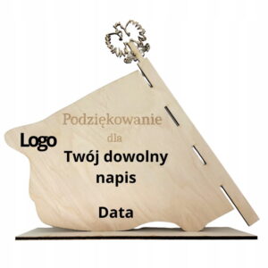 Sztandar PODZIĘKOWANIE NAGRODA Personalizowany