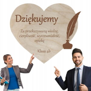 Serduszko MAGNES podziękowanie dla nauczyciela