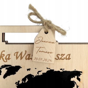 Kartka karta ślubna na kopertę KOPERTA WALIZKA wesele