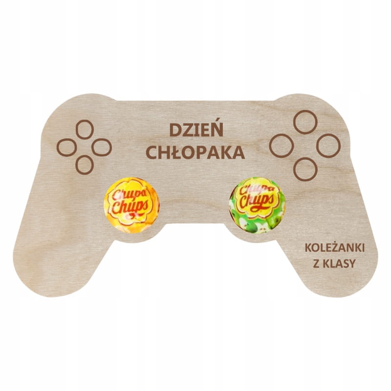 Prezent upominek PAD na lizaka dla Chłopaka DOWOLNY NAPIS 1 Zakręcone Sznurki Prezent upominek PAD na lizaka dla Chłopaka DOWOLNY NAPIS