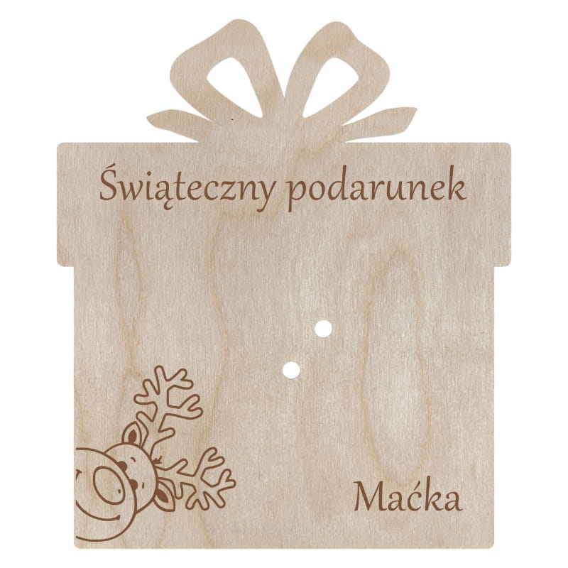 Bon podarunkowy z miejscem na pieniądze gotówkę Prezent świąteczny VOUCHER 1 Zakręcone Sznurki Bon podarunkowy z miejscem na pieniądze gotówkę Prezent świąteczny VOUCHER