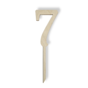 Topper cyfra 7 SIEDEM 20 cm