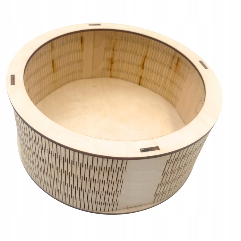 Pudełko okrągłe 20 cm do przechowywania pojemnik organizer 3 Zakręcone Sznurki Pudełko okrągłe 20 cm do przechowywania pojemnik organizer