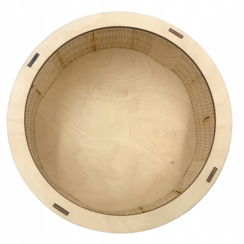 Pudełko okrągłe 25 cm do przechowywania pojemnik organizer 2 Zakręcone Sznurki Pudełko okrągłe 25 cm do przechowywania pojemnik organizer