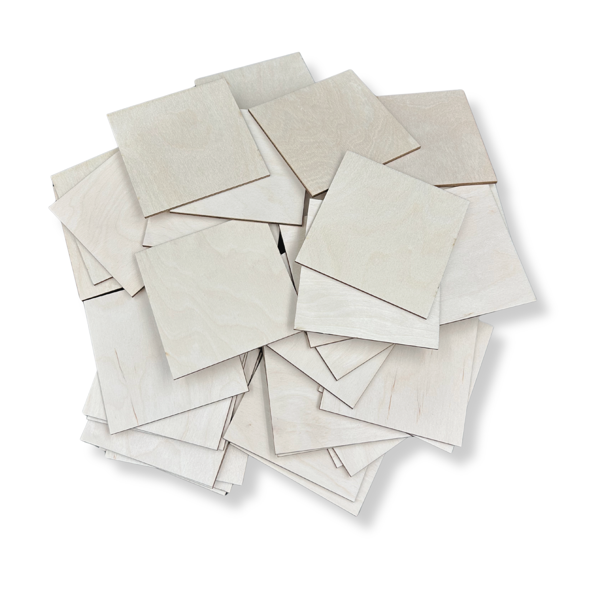 Drewniane kwadraty 7x7 cm 100 szt kwadrat sklejka baza 1 Zakręcone Sznurki Drewniane kwadraty 7x7 cm 100 szt kwadrat sklejka baza