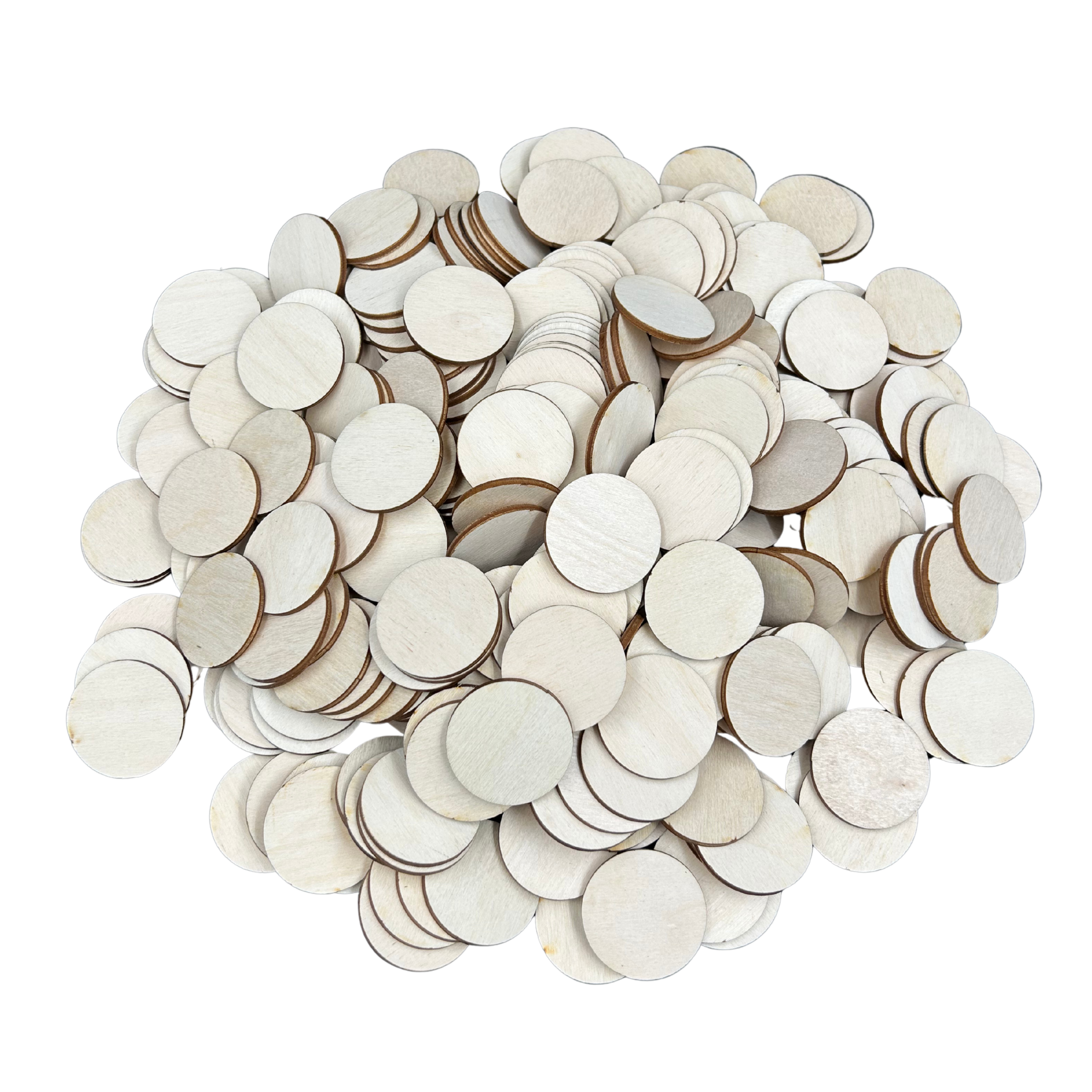 Kółka koła drewniane 4cm 300 szt do ozdabiania koło kółko 1 Zakręcone Sznurki Kółka koła drewniane 4cm 300 szt do ozdabiania koło kółko