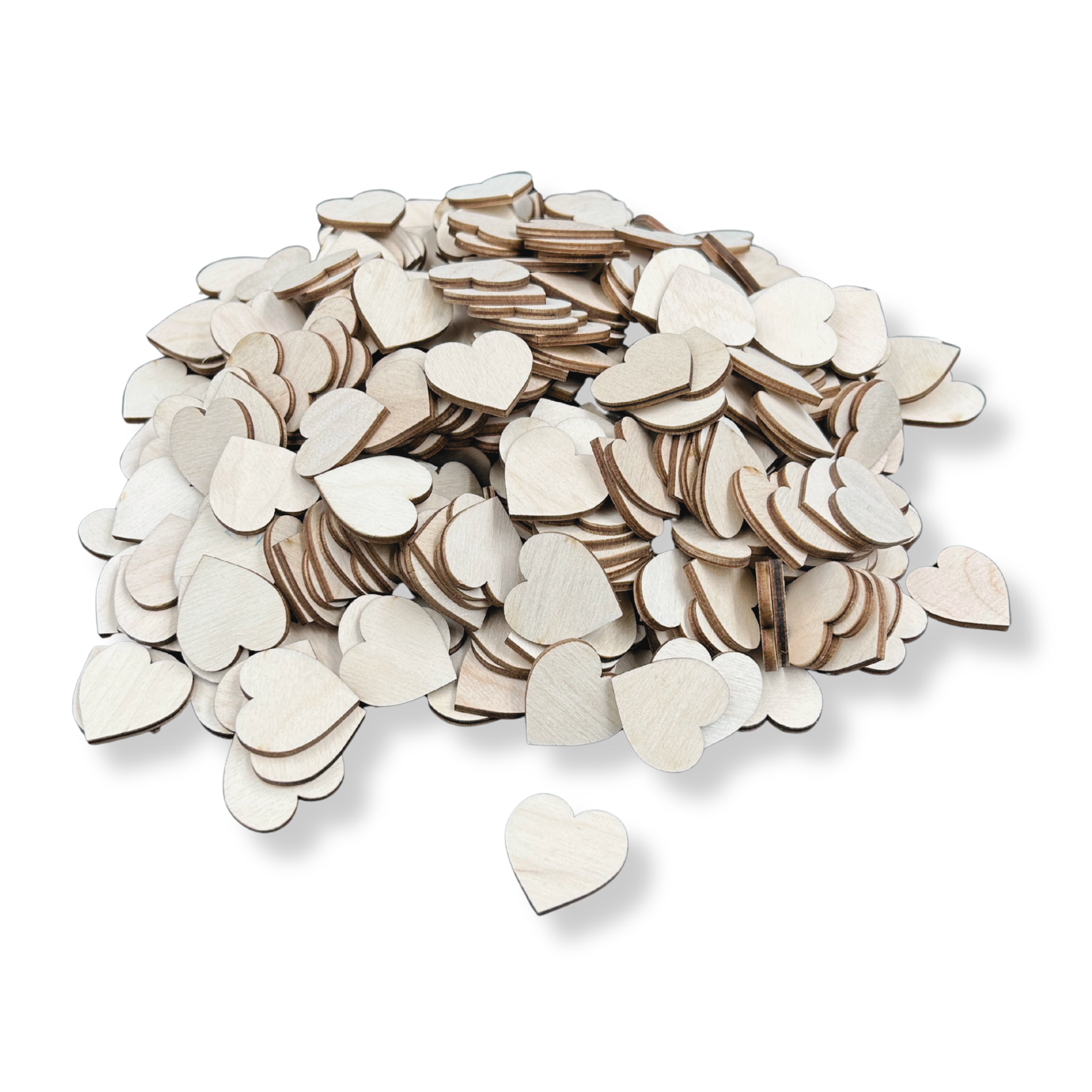 Serce drewniane serduszka serca 2cm sklejka 500 szt 1 Zakręcone Sznurki Serce drewniane serduszka serca 2cm sklejka 500 szt