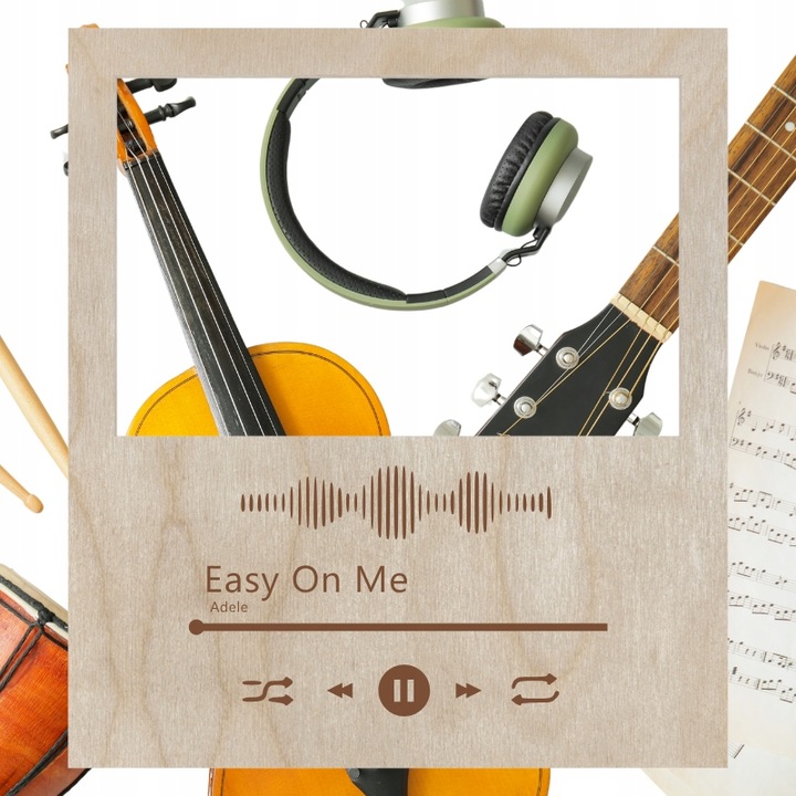 PREZENT RAMKA TWOJE ZDJĘCIE PIOSENKA SPOTIFY PERSONALIZOWANA GRAWER 1 Zakręcone Sznurki PREZENT RAMKA TWOJE ZDJĘCIE PIOSENKA SPOTIFY PERSONALIZOWANA GRAWER