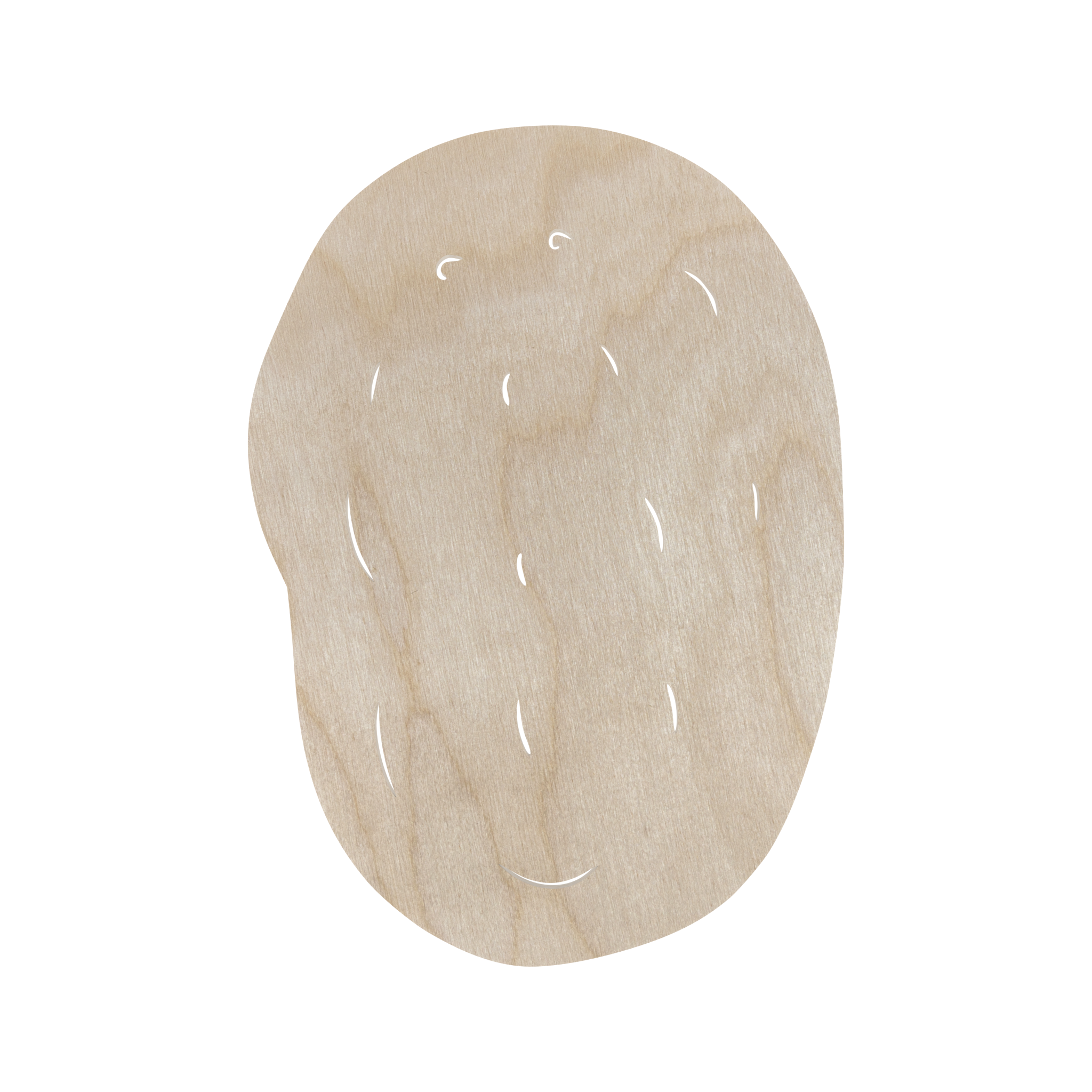 Ziemniak kartofel 15 cm warzywa kształtka 1 Zakręcone Sznurki Ziemniak kartofel 15 cm warzywa kształtka