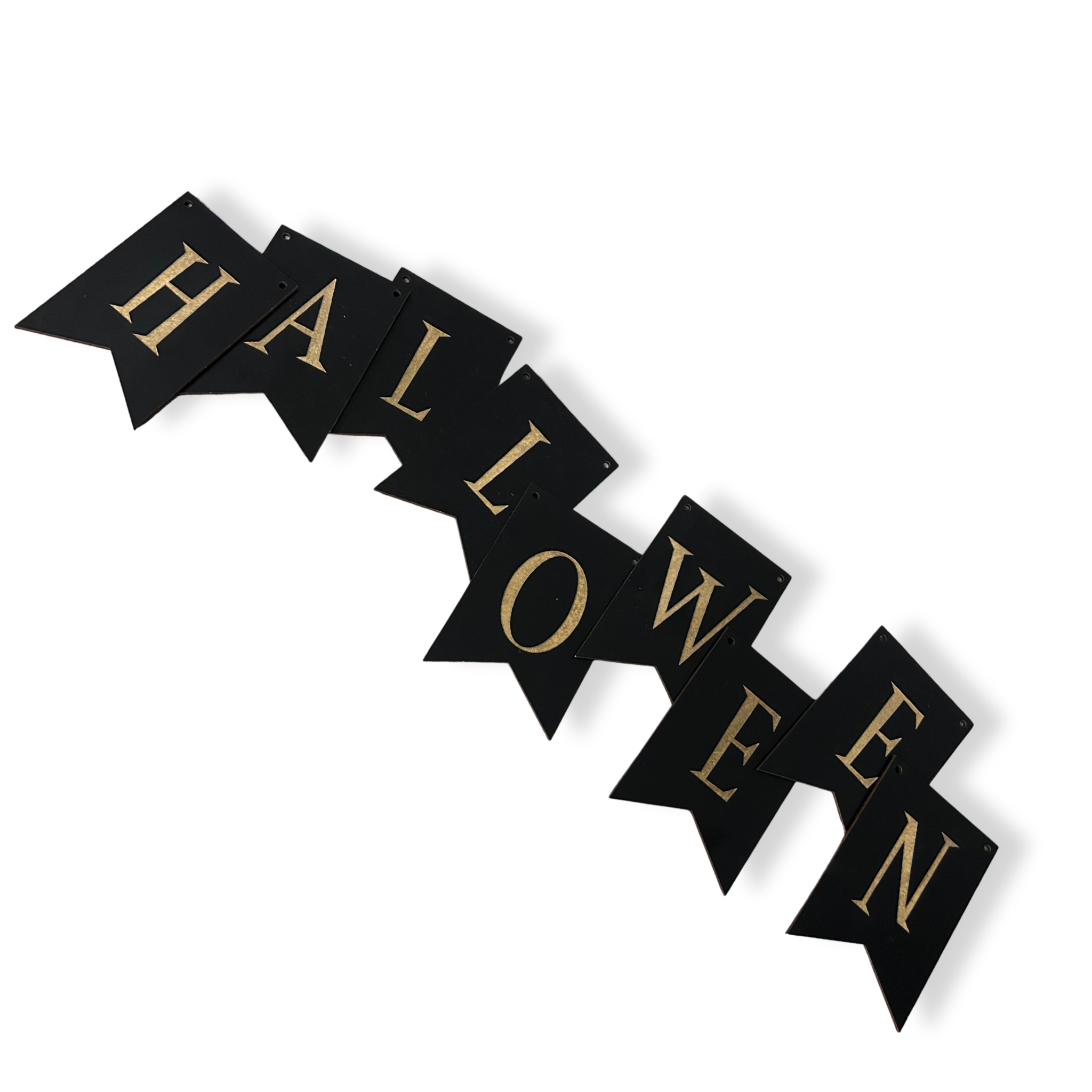 Girlanda HALLOWEEN napis 2 Zakręcone Sznurki Girlanda HALLOWEEN napis