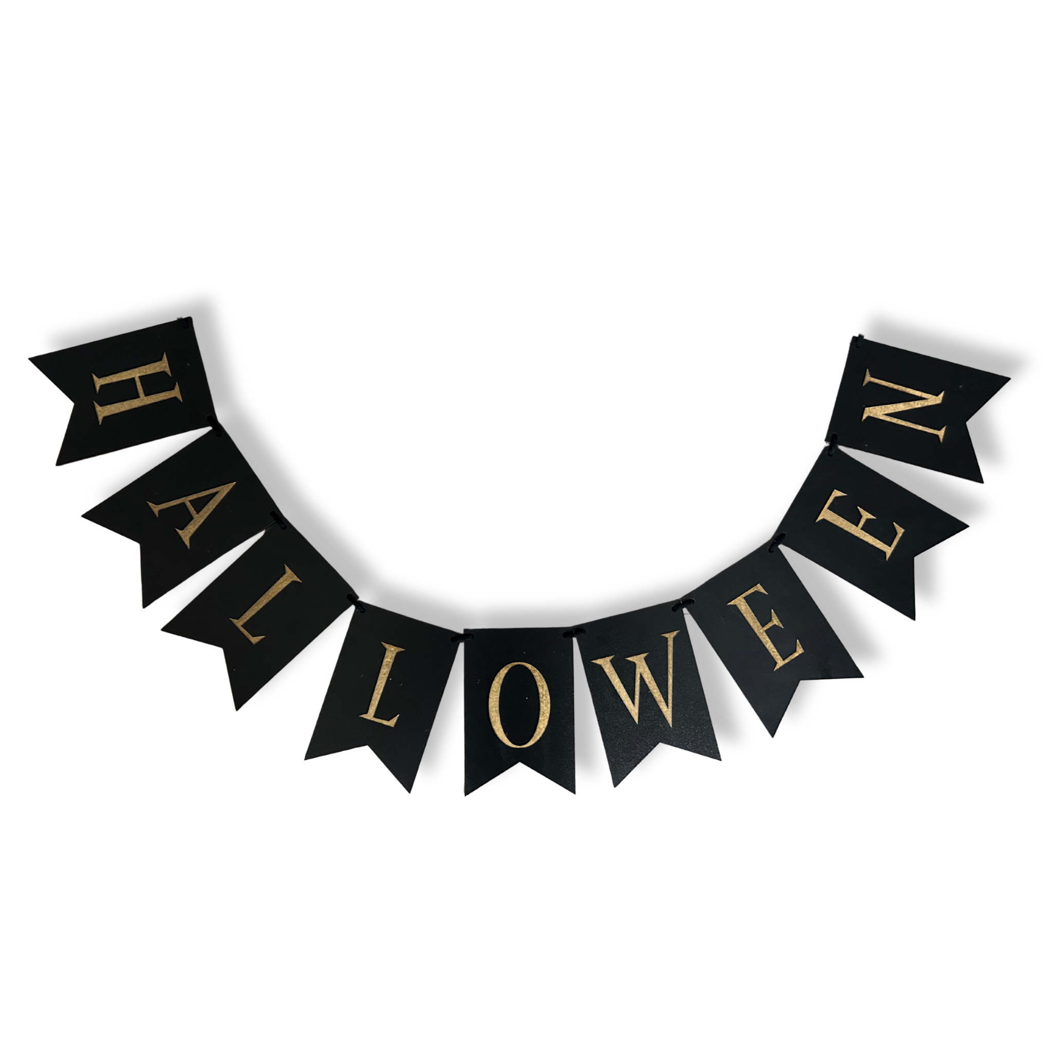 Girlanda HALLOWEEN napis 3 Zakręcone Sznurki Girlanda HALLOWEEN napis
