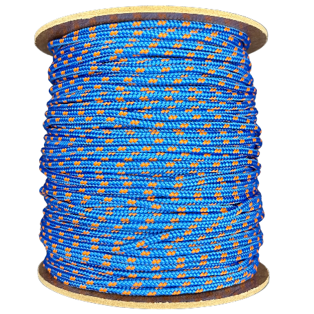Lina linka polipropylenowa pleciona 6mm 50m 1 Zakręcone Sznurki Lina linka polipropylenowa pleciona 6mm 50m
