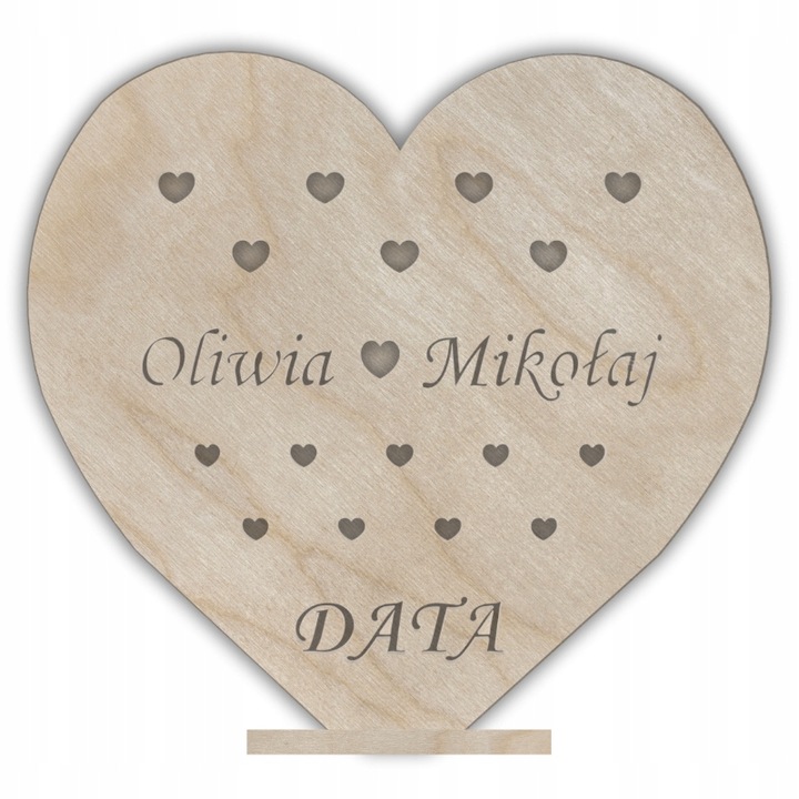 Personalizowane SERCE BAZA DO LAMPKI prezent DLA DZIEWCZYNY KOBIETY 1 Zakręcone Sznurki Personalizowane SERCE BAZA DO LAMPKI prezent DLA DZIEWCZYNY KOBIETY