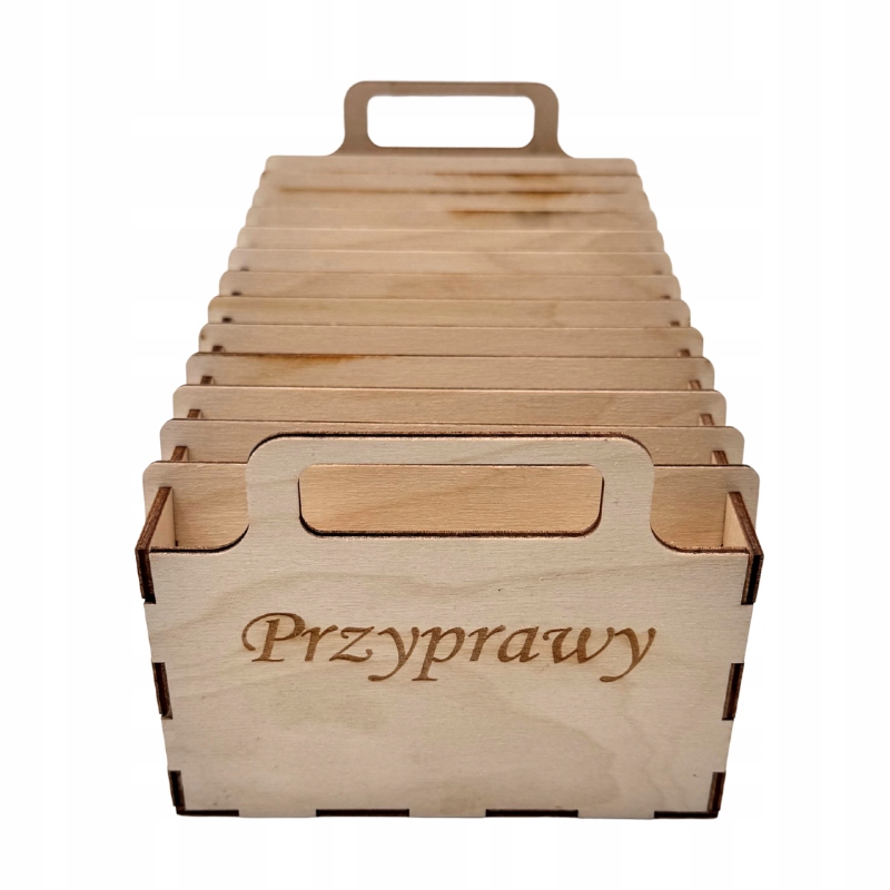 Organizer na przyprawy zioła z przegrodami pojemnik kuchenny 4 Zakręcone Sznurki Organizer na przyprawy zioła z przegrodami pojemnik kuchenny