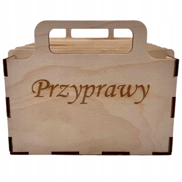 Organizer na przyprawy zioła z przegrodami pojemnik kuchenny 5 Zakręcone Sznurki Organizer na przyprawy zioła z przegrodami pojemnik kuchenny