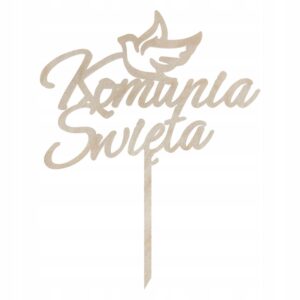 Topper Komunia Święta Gołąbek