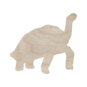 Drewniany żółw 14 cm kształtka zwierzęta gady