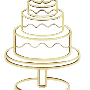 Scrapki drewniane tort torcik urodzinowy 1szt