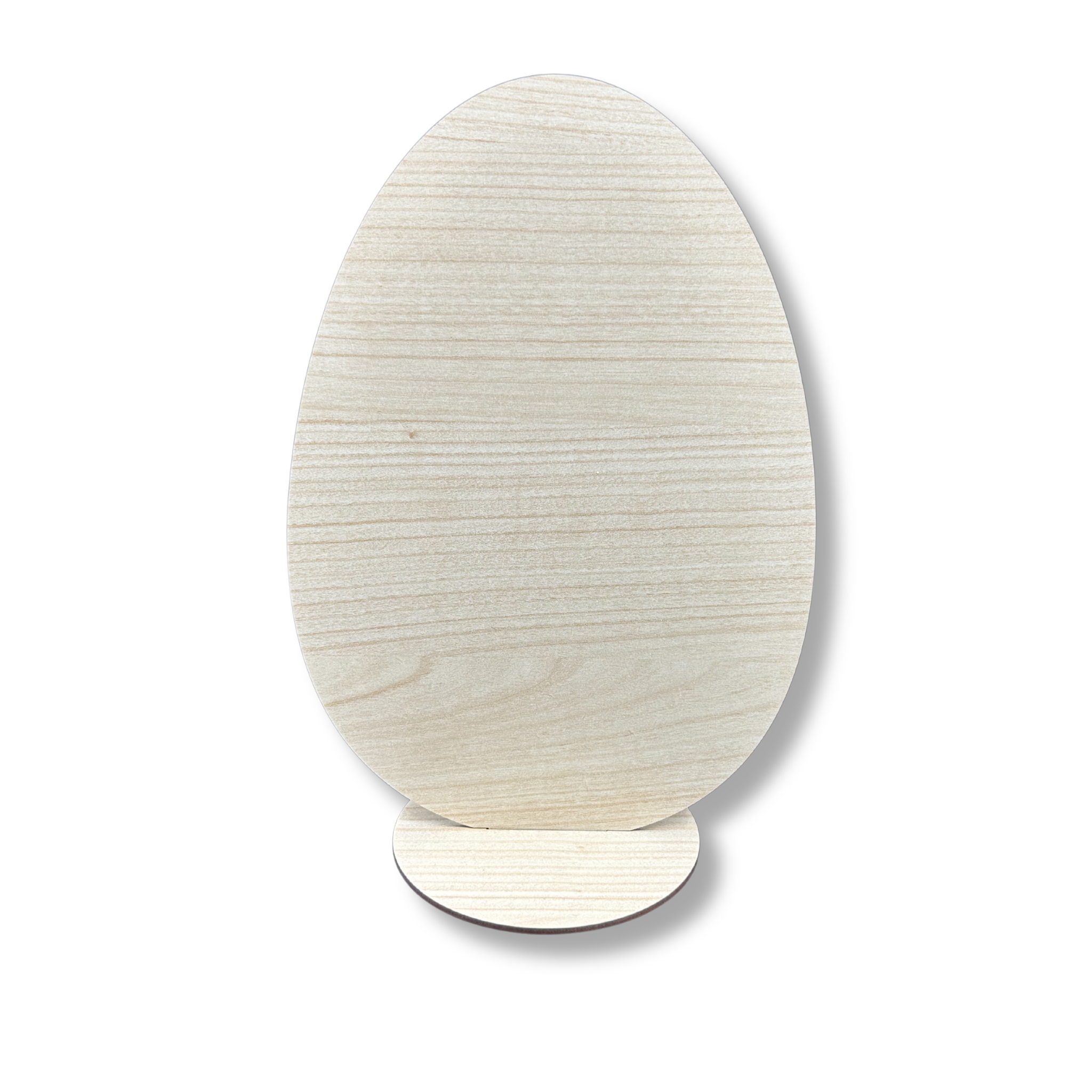 Drewniane jajko XL jajo 30 cm na podstawce ze sklejki KLON 1 Zakręcone Sznurki Drewniane jajko XL jajo 30 cm na podstawce ze sklejki KLON