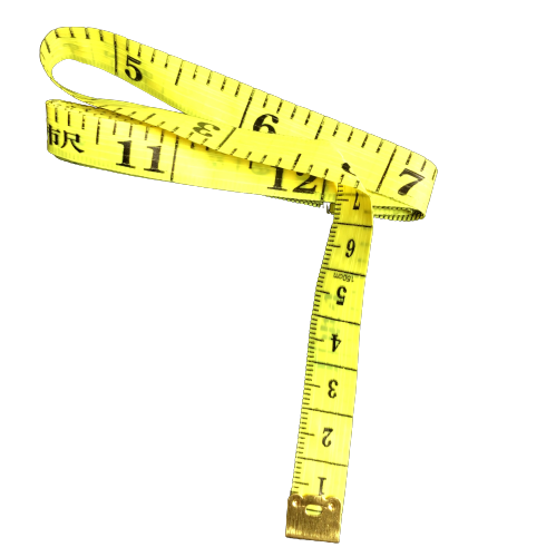 Centymetr krawiecki nieścieralny 150cm 1 Zakręcone Sznurki Centymetr krawiecki nieścieralny 150cm