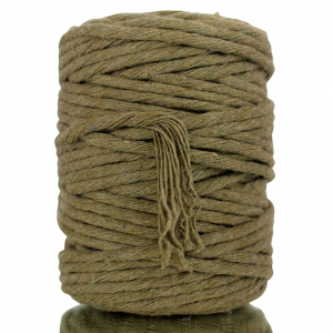 Sznurek bawełniany skręcany KHAKI 50m 5mm