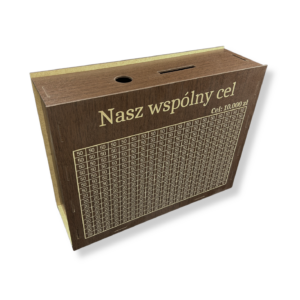 Skarbonka Gigant 304 Kafelki  PERSONALIZOWANA WENGE