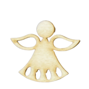 Scrapki drewniane anioł aniołek aniołki 3szt