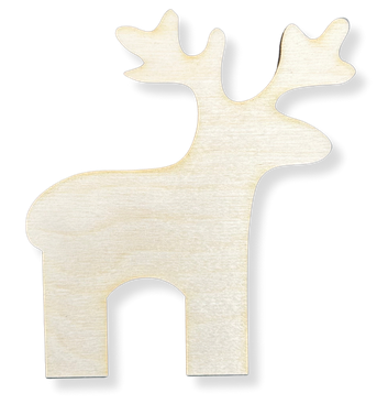 Drewniany renifer reniferek dekoracja ze sklejki decoupage dekor 1 Zakręcone Sznurki Drewniany renifer reniferek dekoracja ze sklejki decoupage dekor