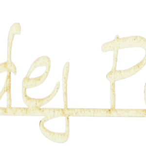 Drewniany napis Młodej Parze scrapki wesele ślub 1szt